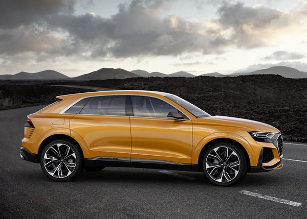 L'Audi Q8 sport concept affiche une allure athlétique