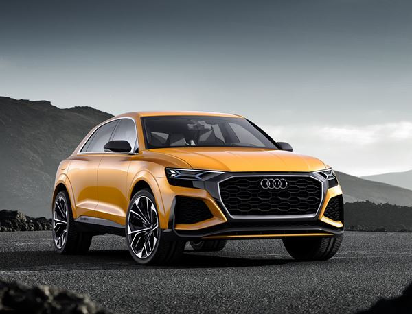 L'Audi Q8 sport concept affiche une allure athlétique