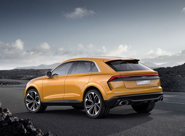 L'Audi Q8 sport concept affiche une allure athlétique