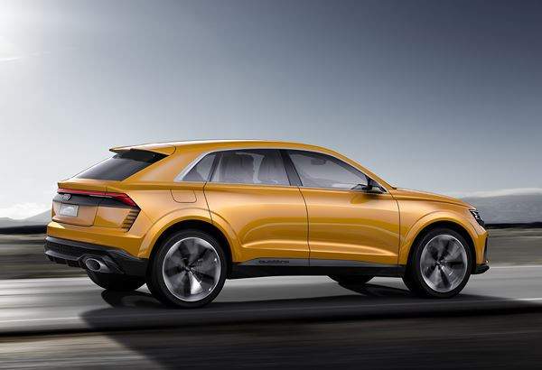 L'Audi Q8 sport concept affiche une allure athlétique
