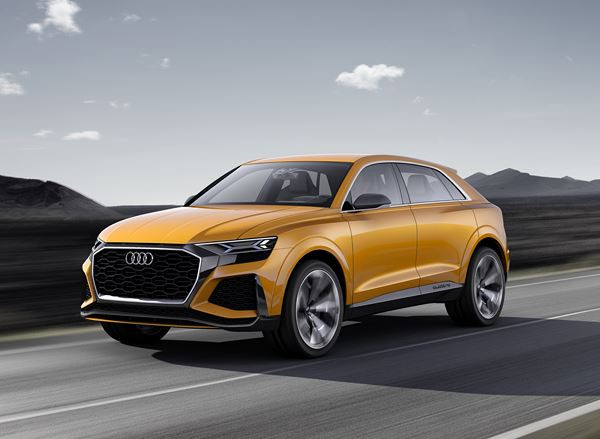 L'Audi Q8 sport concept affiche une allure athlétique