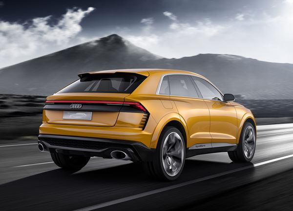 L'Audi Q8 sport concept affiche une allure athlétique