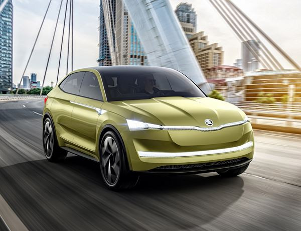 Le concept électrique Skoda Vision E revendique une autonomie de 500 km