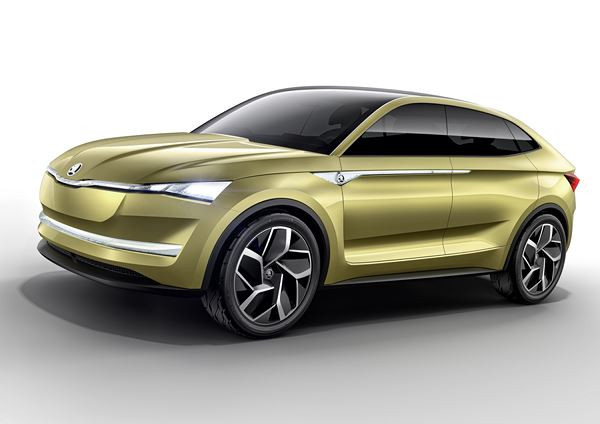 Le concept électrique Skoda Vision E revendique une autonomie de 500 km
