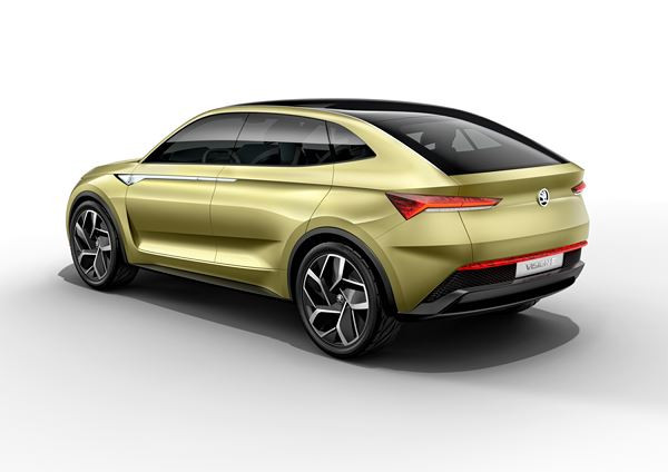 Le concept électrique Skoda Vision E revendique une autonomie de 500 km