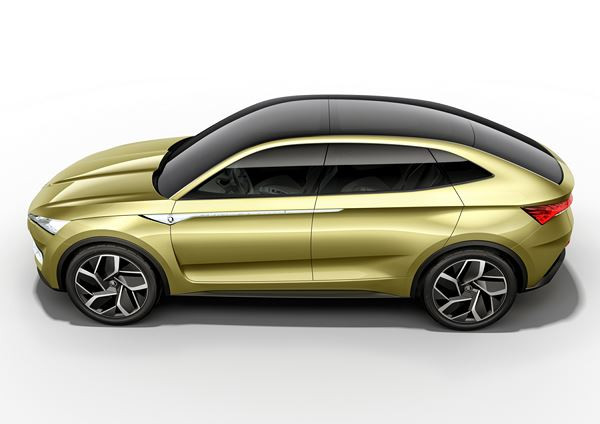 Le concept électrique Skoda Vision E revendique une autonomie de 500 km