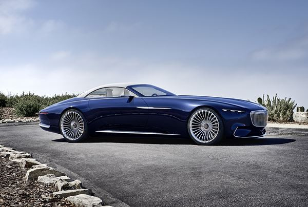 Le show car Vision Mercedes-Maybach 6 Cabriolet éclaire un avenir lointain