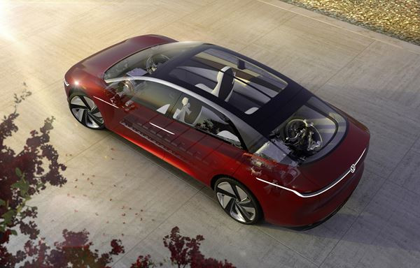 Volkswagen I.D. Vizzion: une berline haut de gamme électrique à conduite autonome