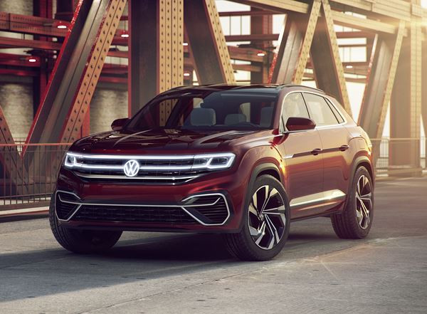 Volkswagen Atlas Cross Sport Concept: un SUV au design arrière de type coupé
