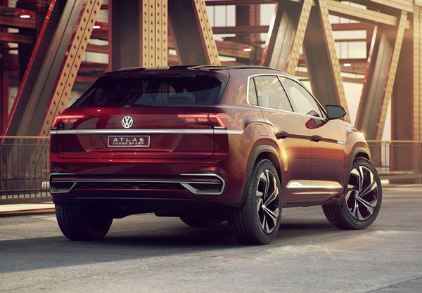Volkswagen Atlas Cross Sport Concept: un SUV au design arrière de type coupé