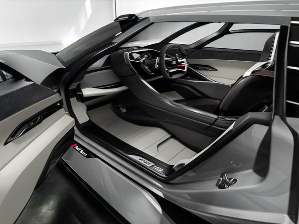 Le concept car Audi PB18 e-tron illustre une vision radicale de la supercar de demain