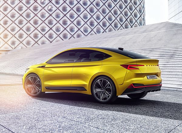 Concept Skoda Vision iV: un coupé quatre portes électrique à transmission intégrale