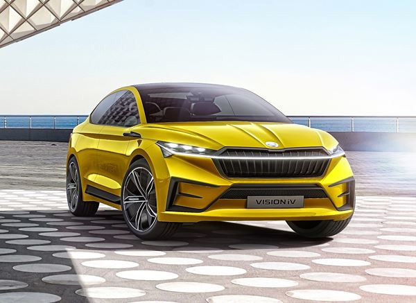 Concept Skoda Vision iV: un coupé quatre portes électrique à transmission intégrale