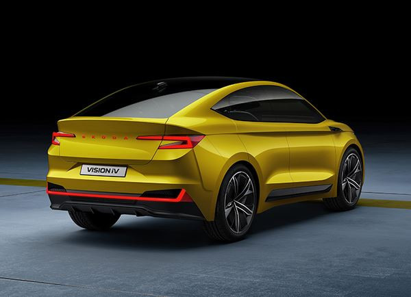 Concept Skoda Vision iV: un coupé quatre portes électrique à transmission intégrale