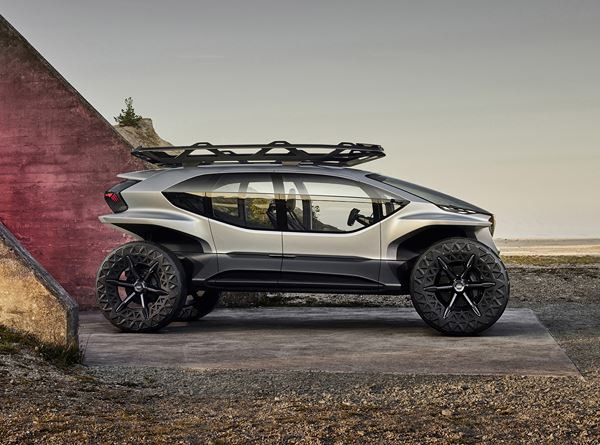 Audi AI:Trail quattro: un concept lunaire de tout-terrain à propulsion électrique