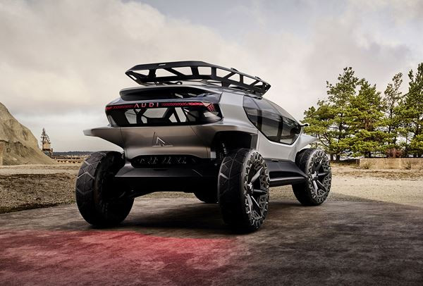 Audi AI:Trail quattro: un concept lunaire de tout-terrain à propulsion électrique