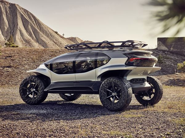Audi AI:Trail quattro: un concept lunaire de tout-terrain à propulsion électrique