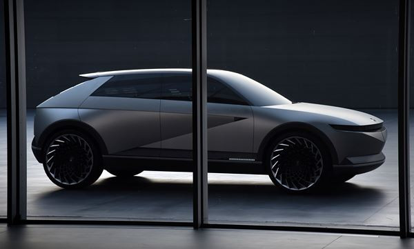 Le concept 45 préfigure l'orientation stylistique Hyundai en matière électrique