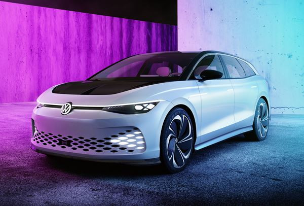 Le concept-car électrique Volkswagen ID. Space Vizzion offre l'espace d'un SUV