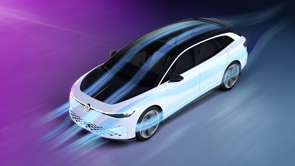 Le concept-car électrique Volkswagen ID. Space Vizzion offre l'espace d'un SUV