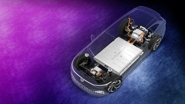 Le concept-car électrique Volkswagen ID. Space Vizzion offre l'espace d'un SUV