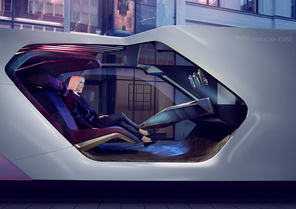 Le concept autonome BMW i Interaction Ease attire toute l’attention sur l’intérieur
