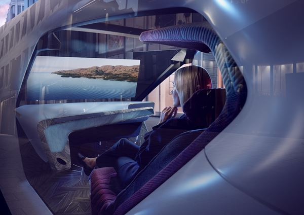 Le concept autonome BMW i Interaction Ease attire toute l’attention sur l’intérieur