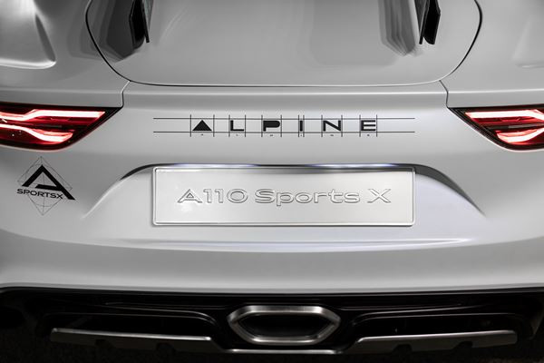 Le show-car Alpine A110 SportsX explore une autre facette de la sportivité