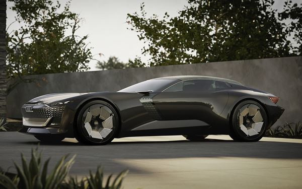 Audi skysphere concept: un cabriolet deux portes à entrainement électrique futuriste