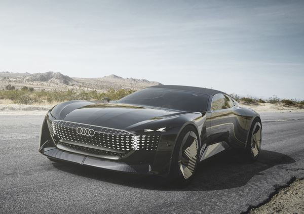 Audi skysphere concept: un cabriolet deux portes à entrainement électrique futuriste