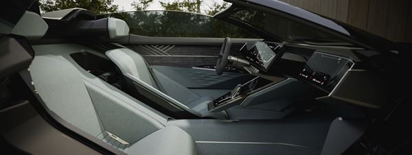 Audi skysphere concept: un cabriolet deux portes à entrainement électrique futuriste