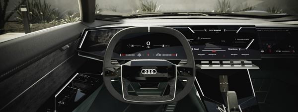Audi skysphere concept: un cabriolet deux portes à entrainement électrique futuriste