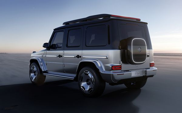 Le concept électrifié Mercedes-Benz EQG embarque quatre moteurs électriques