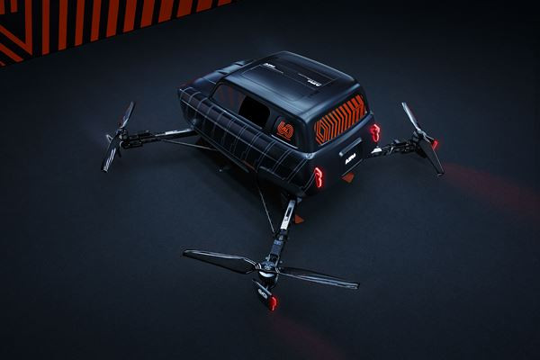 Renault AIR4 : un showcar volant inspiré par la Renault 4