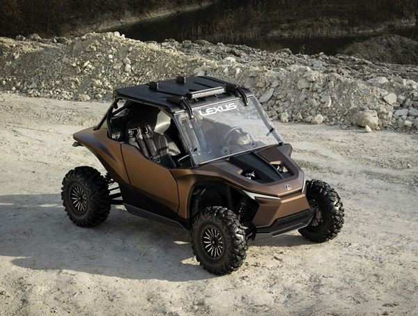 Le concept Lexus ROV repose sur une carrosserie légère fixée à un cadre tubulaire