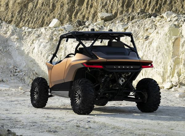 Le concept Lexus ROV repose sur une carrosserie légère fixée à un cadre tubulaire