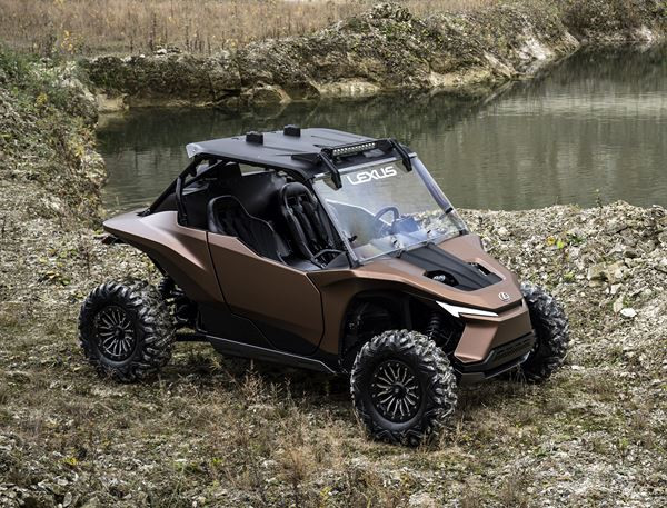 Le concept Lexus ROV repose sur une carrosserie légère fixée à un cadre tubulaire