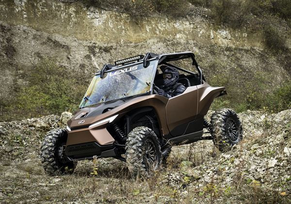 Le concept Lexus ROV repose sur une carrosserie légère fixée à un cadre tubulaire