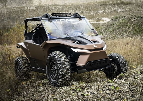 Le concept Lexus ROV repose sur une carrosserie légère fixée à un cadre tubulaire