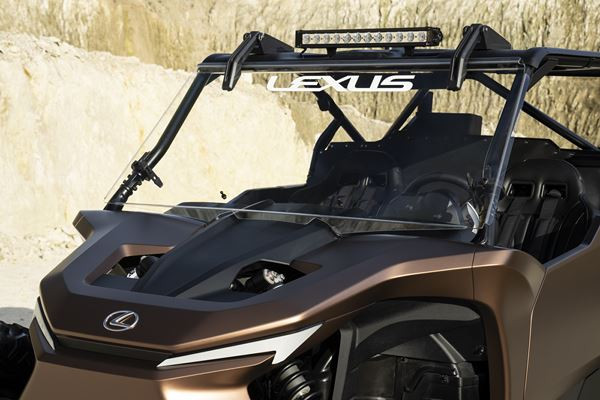 Le concept Lexus ROV repose sur une carrosserie légère fixée à un cadre tubulaire