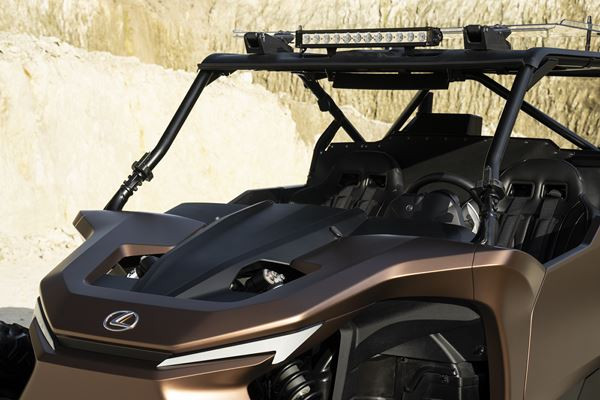 Le concept Lexus ROV repose sur une carrosserie légère fixée à un cadre tubulaire