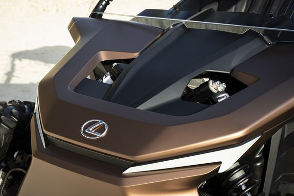 Le concept Lexus ROV repose sur une carrosserie légère fixée à un cadre tubulaire