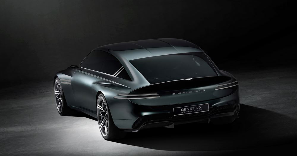 Le concept-car Genesis X Speedium Coupé affiche une présence musclée