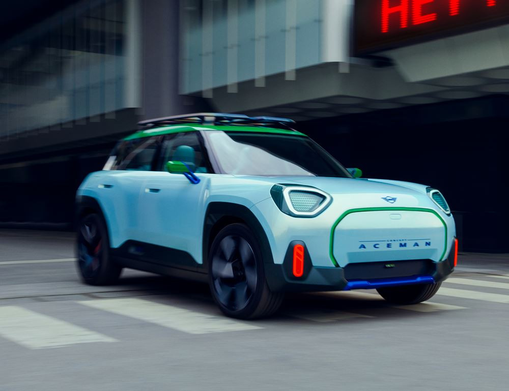 Le concept de crossover urbain électrique Mini Aceman se concentre sur l’essentiel