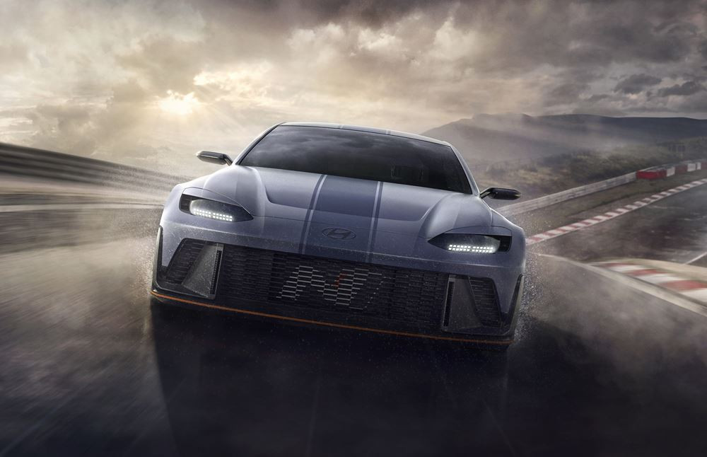 Le concept hautes performances Hyundai RN22e reprend le design de streamliner de la Ioniq 6