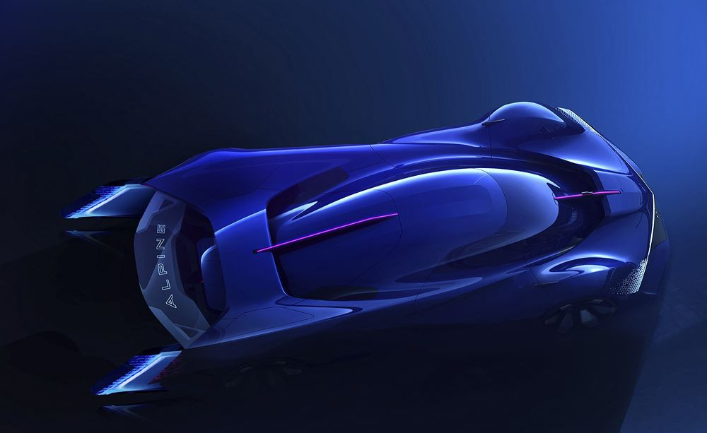 Le concept-car Alpenglow est un manifeste de la marque Alpine