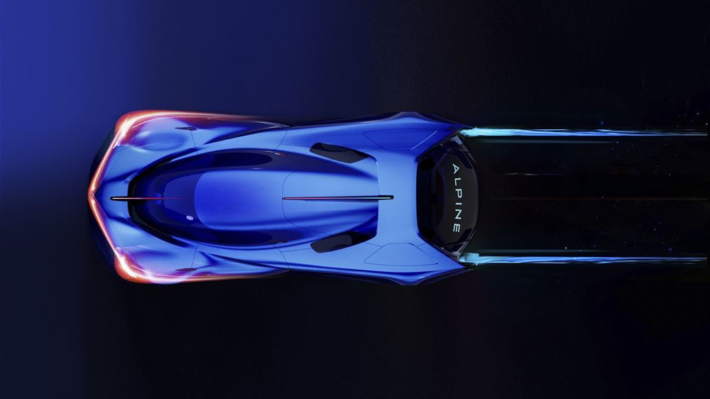 Le concept-car Alpenglow est un manifeste de la marque Alpine