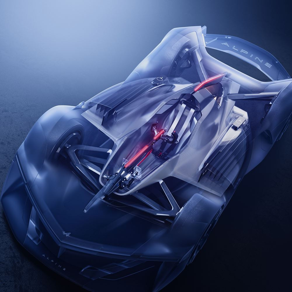 Le concept-car Alpenglow est un manifeste de la marque Alpine