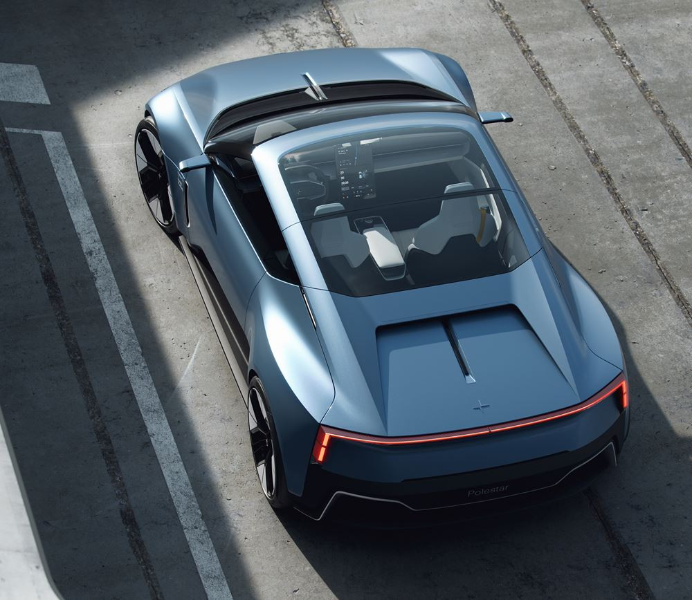 Le concept de roadster électrique Polestar O2 incarne la mobilité électrique à toit ouvert