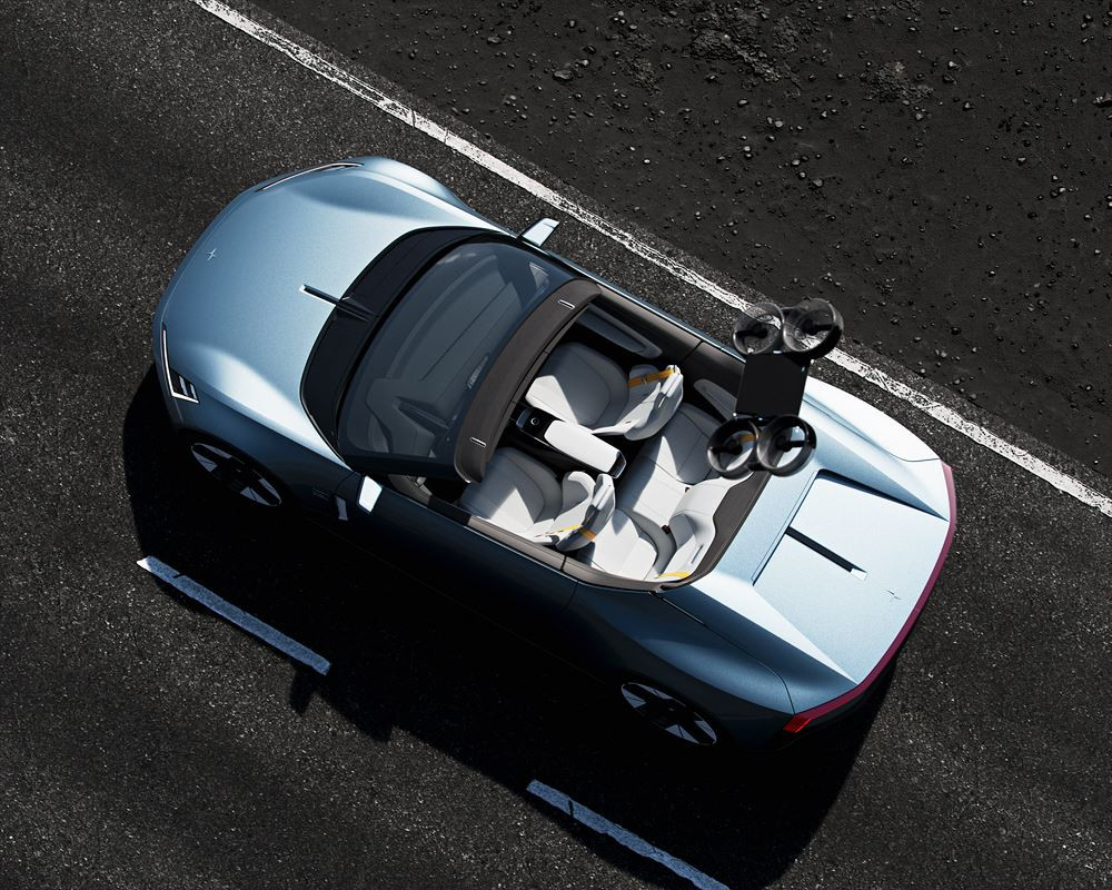 Le concept de roadster électrique Polestar O2 incarne la mobilité électrique à toit ouvert